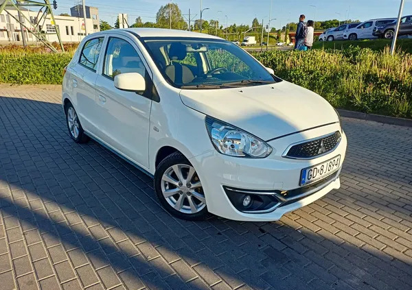 Mitsubishi Space Star cena 29800 przebieg: 75400, rok produkcji 2018 z Gdańsk